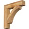 Ekena Millwork Imperial Block Rough Sawn Bracket, Western Red Cedar, 6"W x 32"D x 32"H BKT06X32X32IMP05RWR - alternate 1